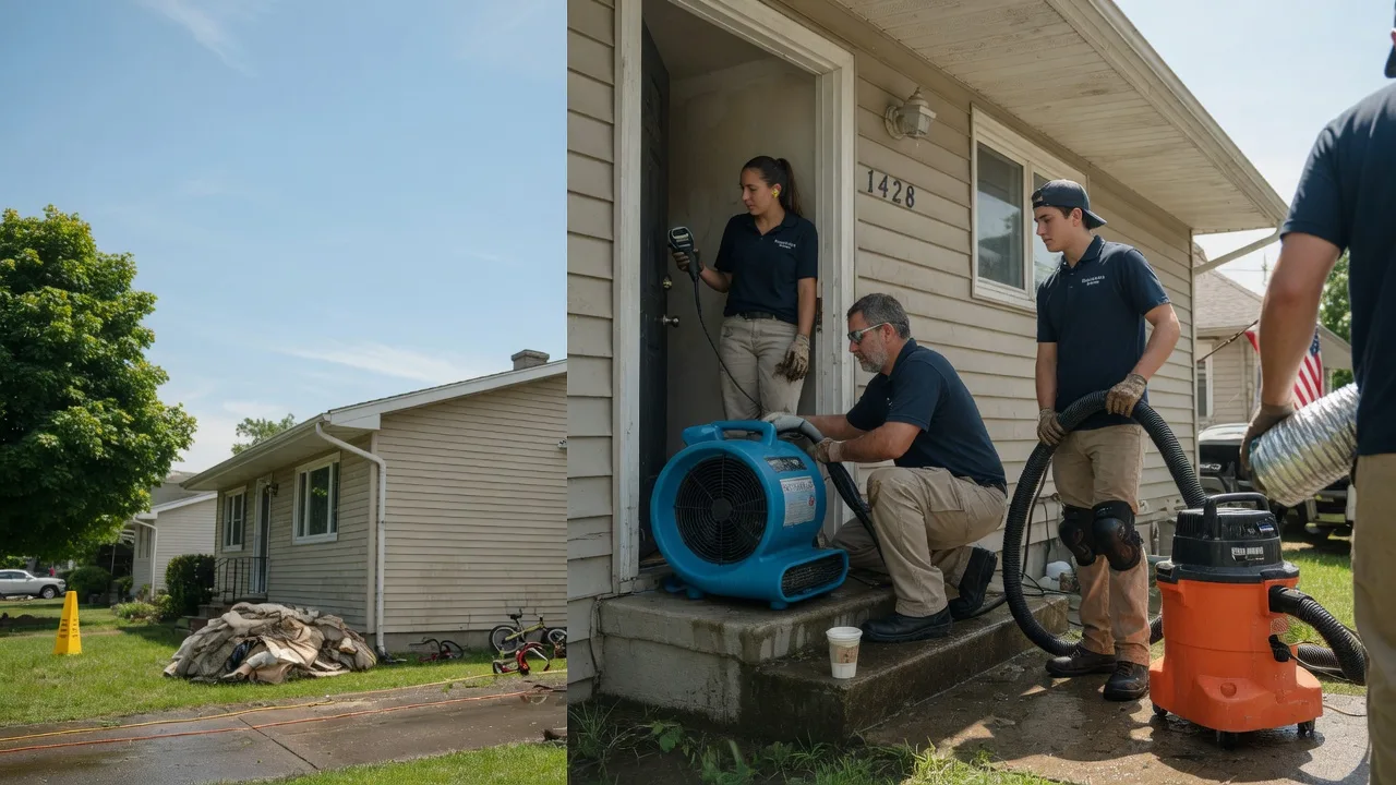 Water Damage Restoration in Olmsted, IL near me